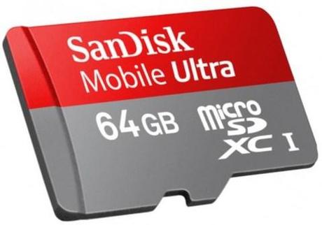 Sandisk microSDXC da 64 Giga a 2 Terabyte per cellulari e smartphone : Prezzo e caratteristiche