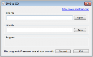 Effettuare conversione file IMG in ISO