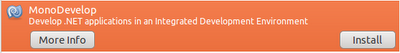 MonoDevelop è un ambiente di sviluppo (IDE) open source realizzato principalmente per C# e altri linguaggi .NET.