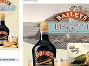 Baileys Biscotti flavour: free sample Facebook