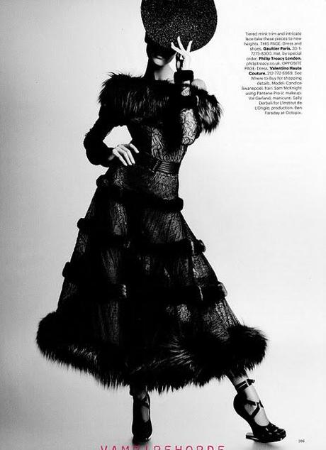 MAGAZINE | Candice Swanepoel immortalata da Karl Lagerfeld per Harper's Bazaar US Ottobre 2011