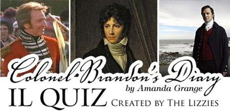 Quiz-ZIES! Sense and Sensibility|Colonel Brandon's Diary