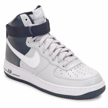 Scarpe-Running-alti Nike AIR FORCE 1 HIGH 07 Marino / Grigio