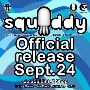 [link] presentazione di SQUIDDY il nuovo diy toy by Bol23