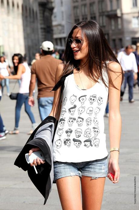 In the Street...T-shirt + T-shirt + T-shirt = Art #3