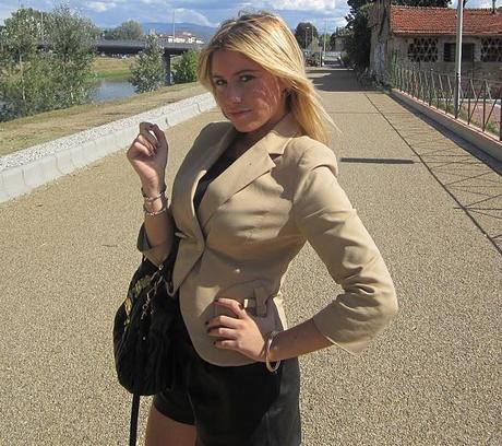 Bon Ton style with the leather variation..!