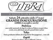 punto PoEtica L’INAUGURAZIONE Sabato prossimo