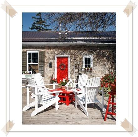 Appuntamento al cottage:Donna and Jeff Kish's 19th...Century styled farmhouse