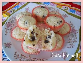 Mini muffins al mascarpone e cioccolato