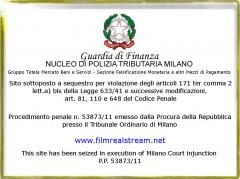 Nuovo sequestro da parte della GdF di Milano: chiuso Filmrealstrem.net