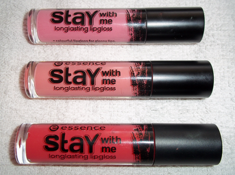 Essence Stay With Me longlasting lipgloss - num.01, 02 e 03