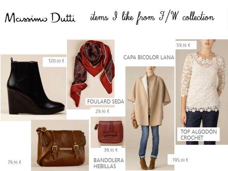 Massimo Dutti: shopping list items fall winter 2011 2012