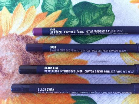 M.A.C. : Whirl, Duck, Black Swan e Black Line