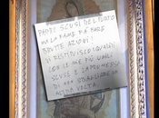 Foto giorno settembre 2011: ladro pentito restituisce quadro raffigurata vergine