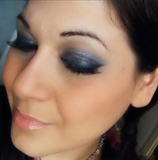 Grigio - blu makeup - low cost