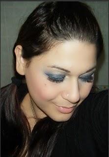 Grigio - blu makeup - low cost