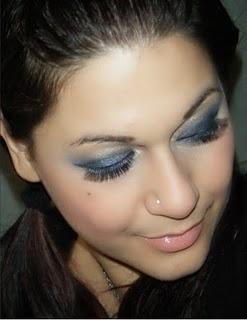 Grigio - blu makeup - low cost