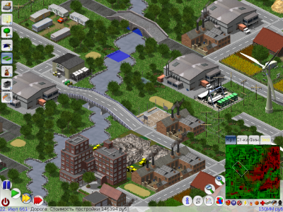 Lincity videogioco open source ispirato, ma con differenze radicali, a SimCity.