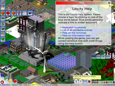 Lincity videogioco open source ispirato, ma con differenze radicali, a SimCity.