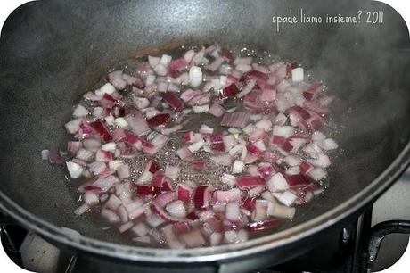 #RICETTE LIGHT: RISOTTO ROSSO INTEGRALE CON ZUCCHINE E CREMA DI CANNELLINI