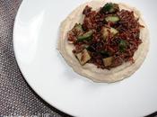 #ricette light: risotto rosso integrale zucchine crema cannellini