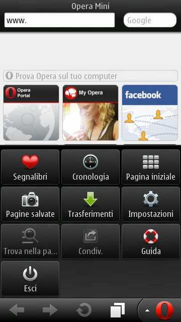 Opera Mini v. 6.10(26266) per S^3, Anna e Belle