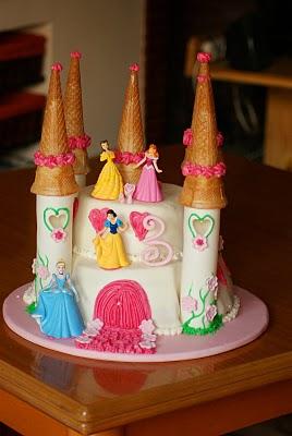 Torta: il castello delle principesse Disney