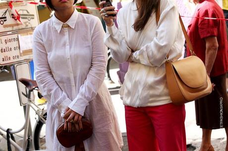 In the Street...Fashion Week, Milan...Red Red Red