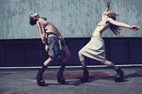 SABBATH...  Grey #5, FW 11.12 by Alessio Bolzoni with Polina Synyavska & Michelle Schermer