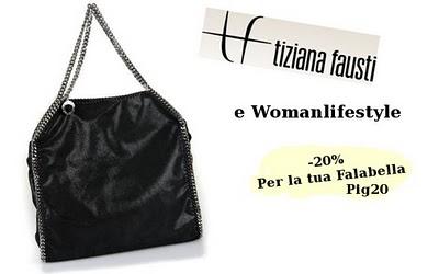 Sale/ Su Tiziana Fausti -20% su tutta la linea Falabella