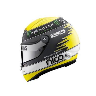 Schuberth SF1 N.Rosberg #1 2011 by Jens Munser Designs