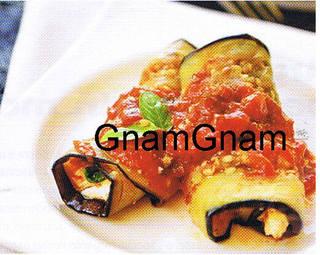 Involtini di melanzana e scamorza