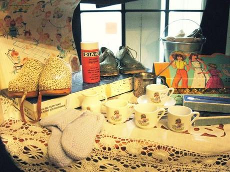 At the antique shop with Lisa