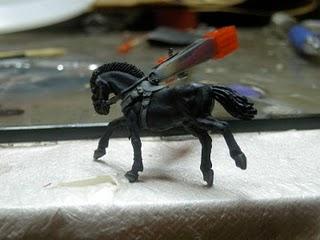 quadriga romana: i cavalli neri