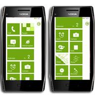 Windows Phone 7 su smartphone Nokia Symbian con WP7-Green Launcher