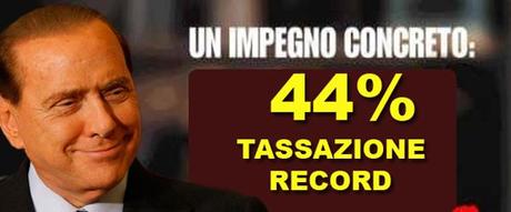 Il governo della Tassazione Record: 44% nel 2012, 44,8 nel 2013!