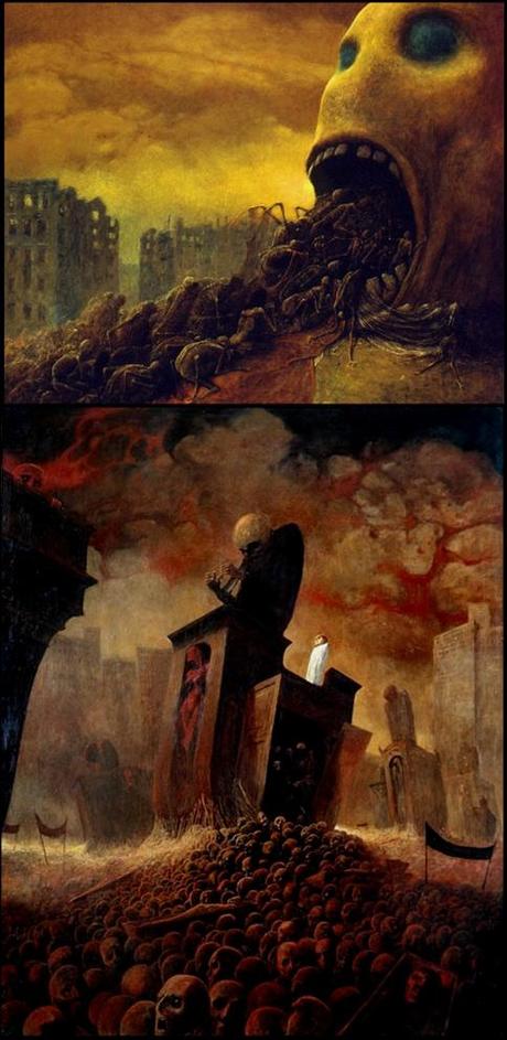 Il Confine tra la Vita e la Morte: Zdzislaw Beksinski