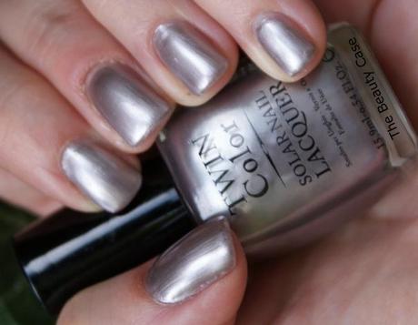 TWIN Color – Solar Nail Lacquer – Gunmetal Silver to Red