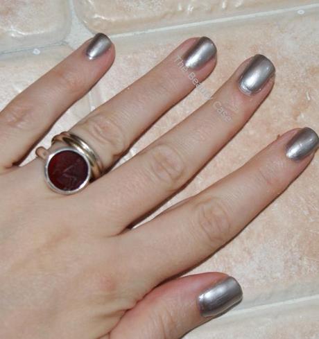 TWIN Color – Solar Nail Lacquer – Gunmetal Silver to Red