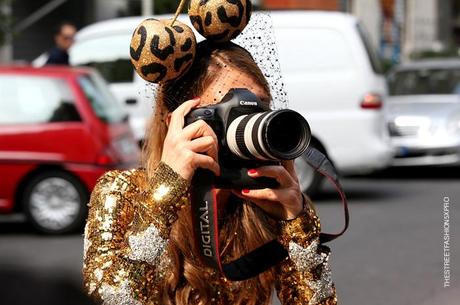 In the Street...Fashion Week, Milan...Passion for the Paiette