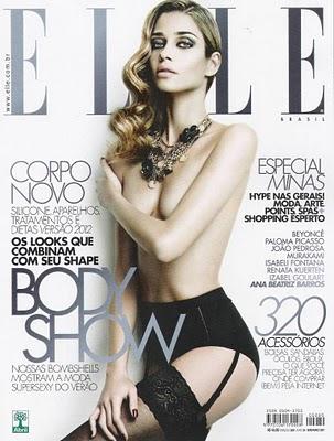 Ana Beatriz Barros in Dolce & Gabbana su Elle Brazil settembre 2011