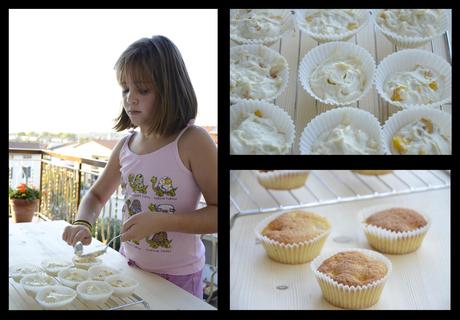 Muffin tortine yogurt e pesca