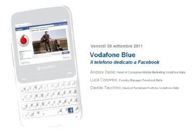 Vodafone Blue 58144 1 Vodafone Blue, il telefono dedicato a Facebook