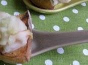 Crostini carpaccio pesce spada battuto sedano cipolla