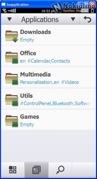 Screenshots Symbian ^4