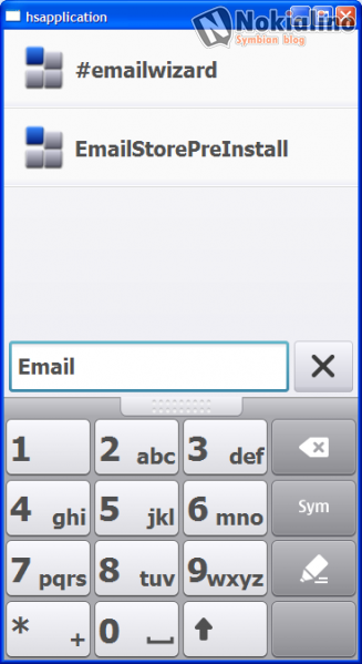 Screenshots Symbian ^4