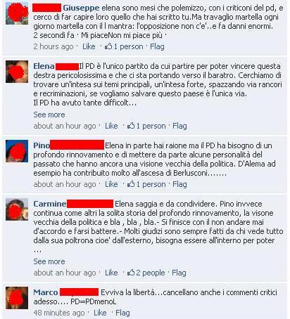 Il PD e le buone maniere della rete