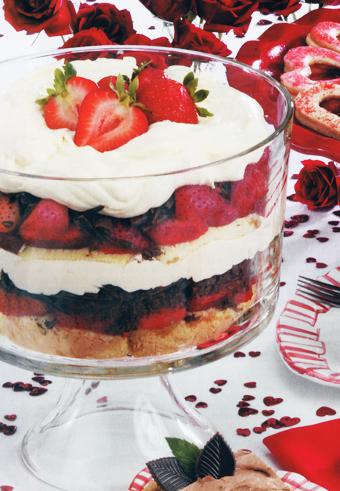 Trifle, english traditional pudding