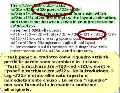 OmegaT ritrova la sua principale utilità nella traduzione di testi ripetitivi o con frasi ricorrenti.