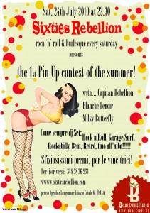 Sabato 24 luglio al Sixties Rebellion....il Contest per Le Vere PinUp!!!